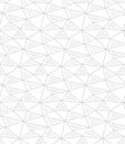 Continuous Retro Vector Geo Art Pattern. Repetitive Line Graphic, Poly Deco Texture. Repeat Ornate Rhombus, Wallpaper Pattern