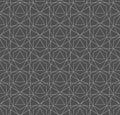 Continuous Simple Vector Technology, Background Pattern. Repetitive Retro Graphic Hexagon Pattern Texture. Seamless Creative