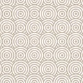 Continuous Tileable Vector Circular Print Texture. Repeat Fashion Graphic Continuous Plexus Pattern. Seamless Elegant Optical