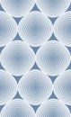 Continuous vector pattern with graphic lines, decorative abstract background with geometric figures. Ornamental seamless backdrop Royalty Free Stock Photo