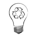 contour bulb eco icon