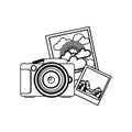 contour camera with pictures icon