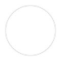 Contour Circle Halftone Dotted Icon