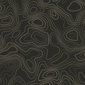 Contour lines. Royalty Free Stock Photo