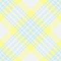 Contour pattern texture vector, finish check seamless tartan. Present fabric textile background plaid in white and lime colors Royalty Free Stock Photo