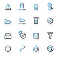 Contour server web icons