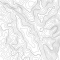 Contour topographic map. Geographic grid map background. Vector illustration
