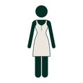 contour woman dress icon image