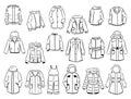 Contours of jackets for children