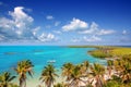 Contoy tropical caribbean island Mexico Royalty Free Stock Photo