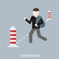 Contraband concept Royalty Free Stock Photo