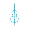 Contrabass icon.From blue icon set