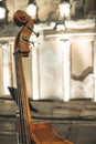 Contrabass on classical concert Royalty Free Stock Photo