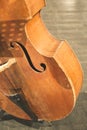 Contrabass on classical concert Royalty Free Stock Photo