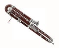 The contrabassoon double bassoon