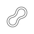 Contraceptive ring line outline icon