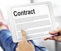 Contract Agreement Commitment Obligation Negotiation Concept Royalty Free Stock Photo