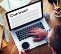 Contract Agreement Commitment Obligation Negotiation Concept Royalty Free Stock Photo