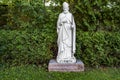 Saint-Martin statue in the cimetary of Saint-Martine  church Royalty Free Stock Photo
