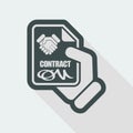 Contract icon