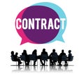 Contract Legal Occupation Partnership Deal Concept Royalty Free Stock Photo