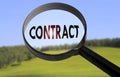 Contract Royalty Free Stock Photo