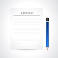 contract paperwork Royalty Free Stock Photo