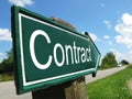 Contract sign Royalty Free Stock Photo