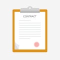 Contract. Contract template for web landing page, banner, presentation, social media. Analyzing personnel data