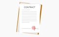 Contract template for web landing page, banner, presentation, social media. Analyzing personnel data. Recruitment