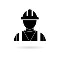 Contractor icon, Workers icon Royalty Free Stock Photo