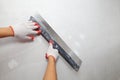 Contractor Plasterer Royalty Free Stock Photo