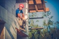 Contractor Taking Break Royalty Free Stock Photo