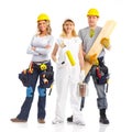 Contractors workers people Royalty Free Stock Photo