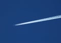 Contrail Royalty Free Stock Photo