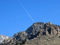 Contrail Kissed Mountain