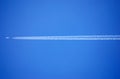 Contrails Royalty Free Stock Photo