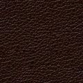 Contrast dark brown leather background close-up.