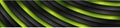 Contrast green and black curved stripes geometrical background Royalty Free Stock Photo