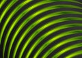 Contrast green and black curved stripes geometrical background Royalty Free Stock Photo