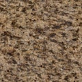 Contrast light brown granite texture with pattern. Seamless square background, tile ready. Royalty Free Stock Photo