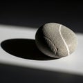 Contrast between the light and dark areas emphasizes the pebble s shape Royalty Free Stock Photo