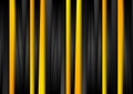 Contrast orange and black stripes abstract background Royalty Free Stock Photo