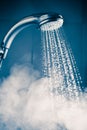 Contrast shower with water stream Royalty Free Stock Photo