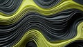 Contrasting and Bold Charcoal Gray and Lime Green Abstract Pattern