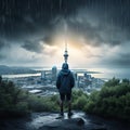 Contrasting elements of Auckland's outdoor adventures with unsettling and thought-provoking surrealism
