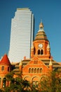 Old and new, Dallas Royalty Free Stock Photo