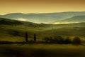 Contrasts in Tuscan Hills