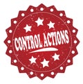 Control actions red stamp