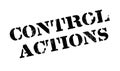 Control Actions rubber stamp